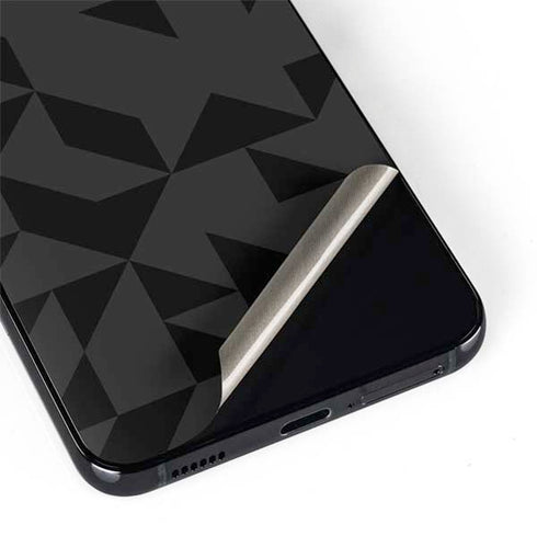 Black Geometric Galaxy S22 Plus Skin